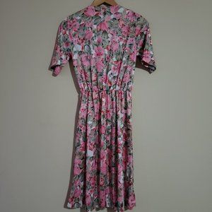 Vintage 80's Elastic Waist Secretary Dress